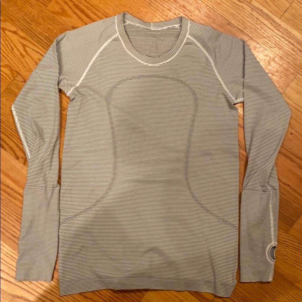 Lululemon metal vent tech long sleeve shirt size 8